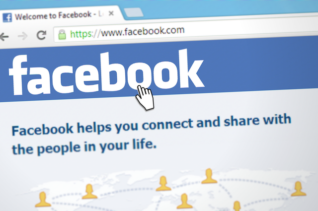 Facebooks hemsida