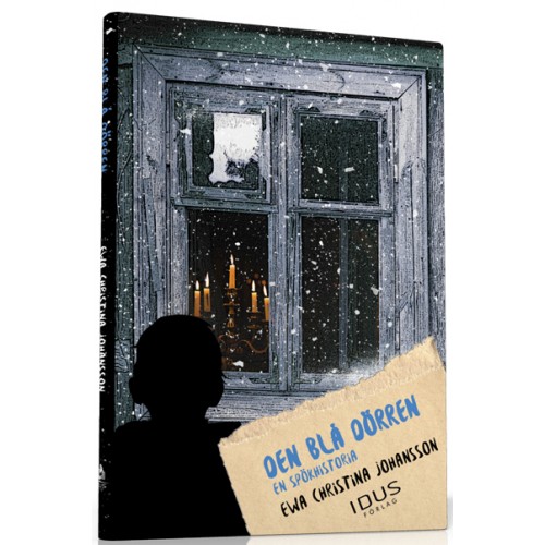 Ett fönster med Albins silhuett framför.