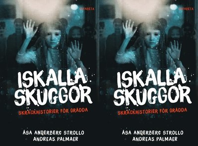 En läskig flicka står på andra sidan ett fönster