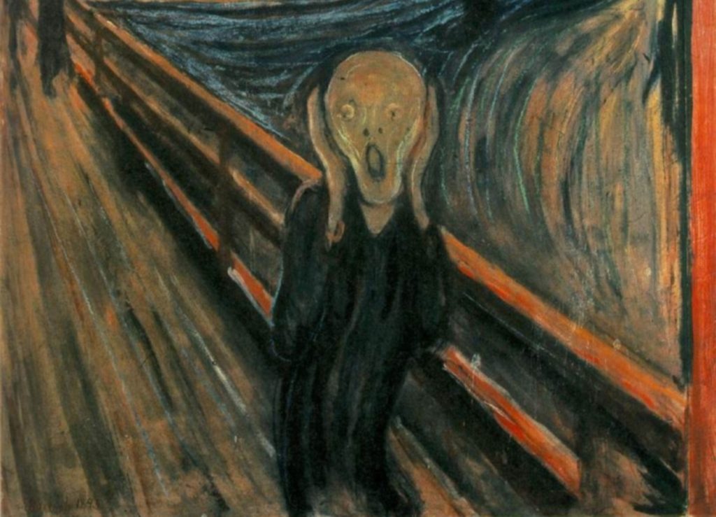 Edvard Munchs målning "Skriet"